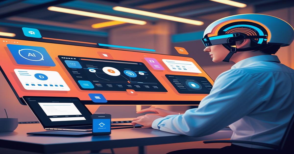 AI-generated image to illustrate the content of Future Stacked.