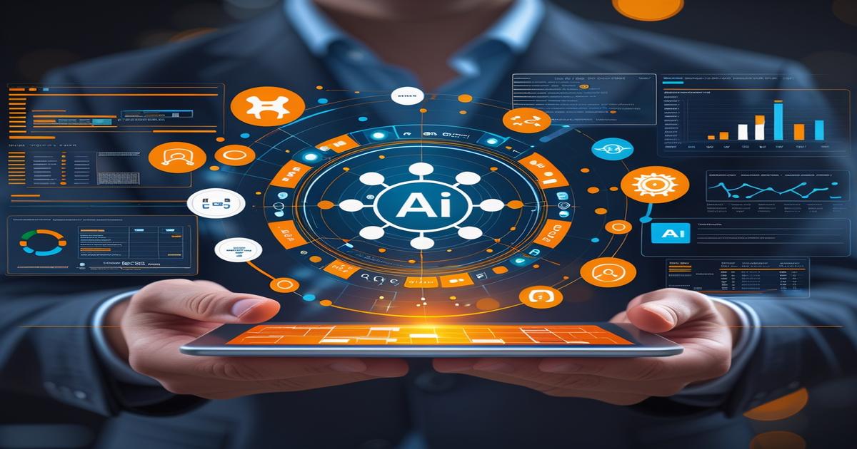 AI-generated image to illustrate the content of Future Stacked.