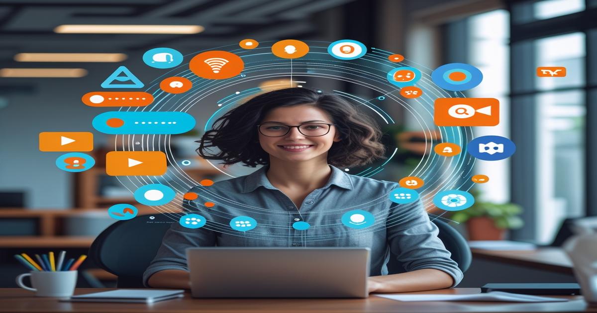 AI-generated image to illustrate the content of Future Stacked.