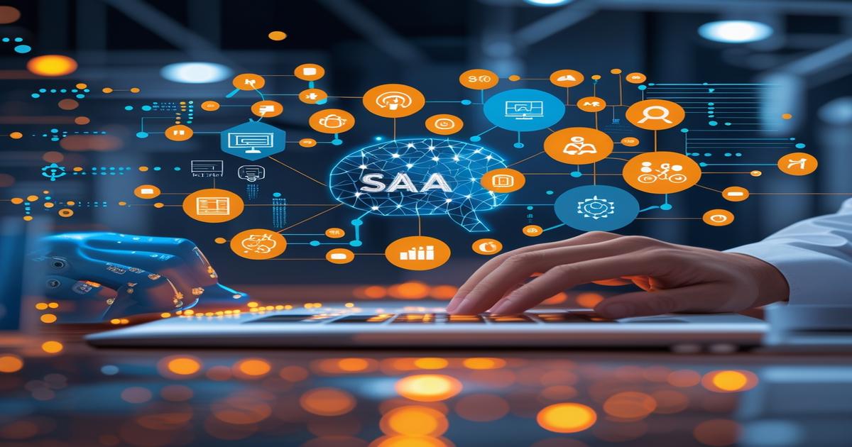 AI-generated image to illustrate the content of Future Stacked.