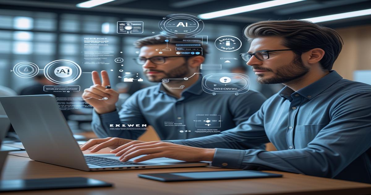 AI-generated image to illustrate the content of Future Stacked.