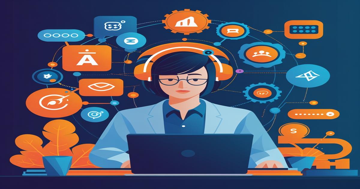 AI-generated image to illustrate the content of Future Stacked.