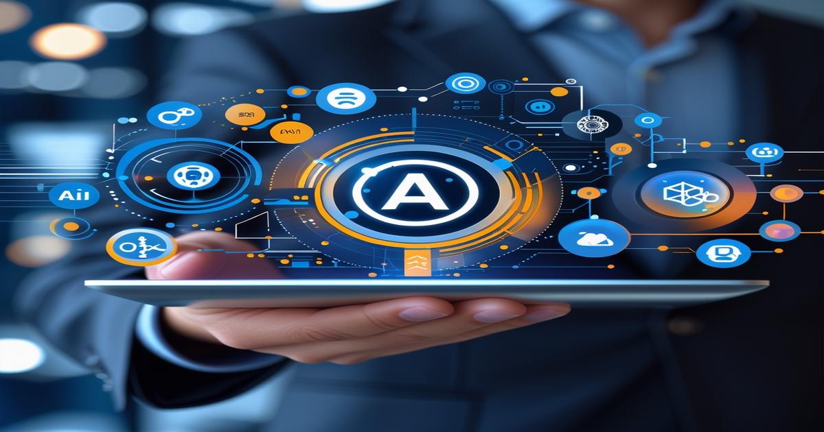 AI-generated image to illustrate the content of Future Stacked.