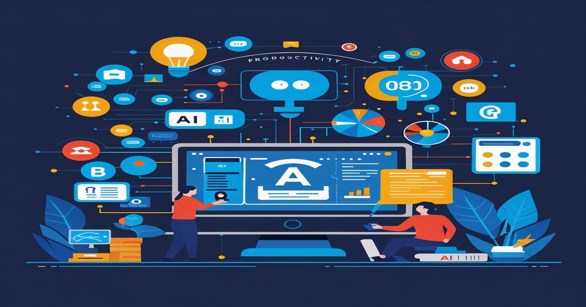 AI-generated image to illustrate the content of Future Stacked.