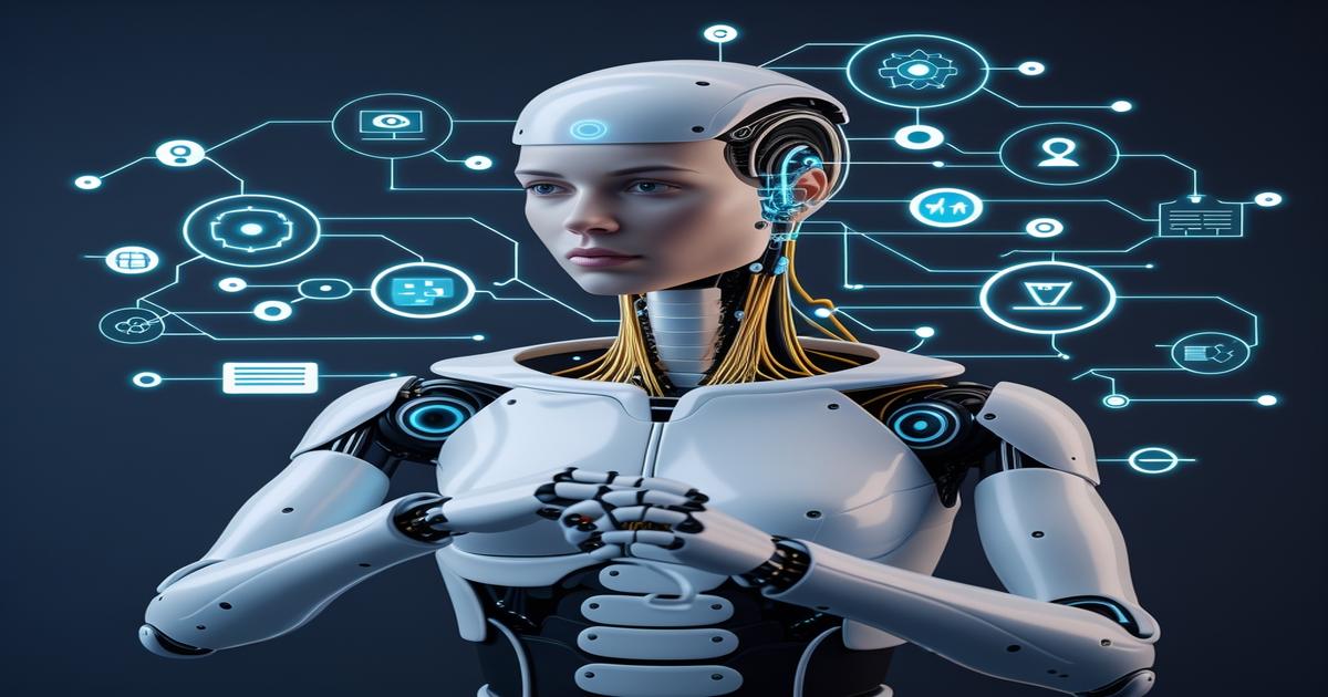 AI-generated image to illustrate the content of Future Stacked.