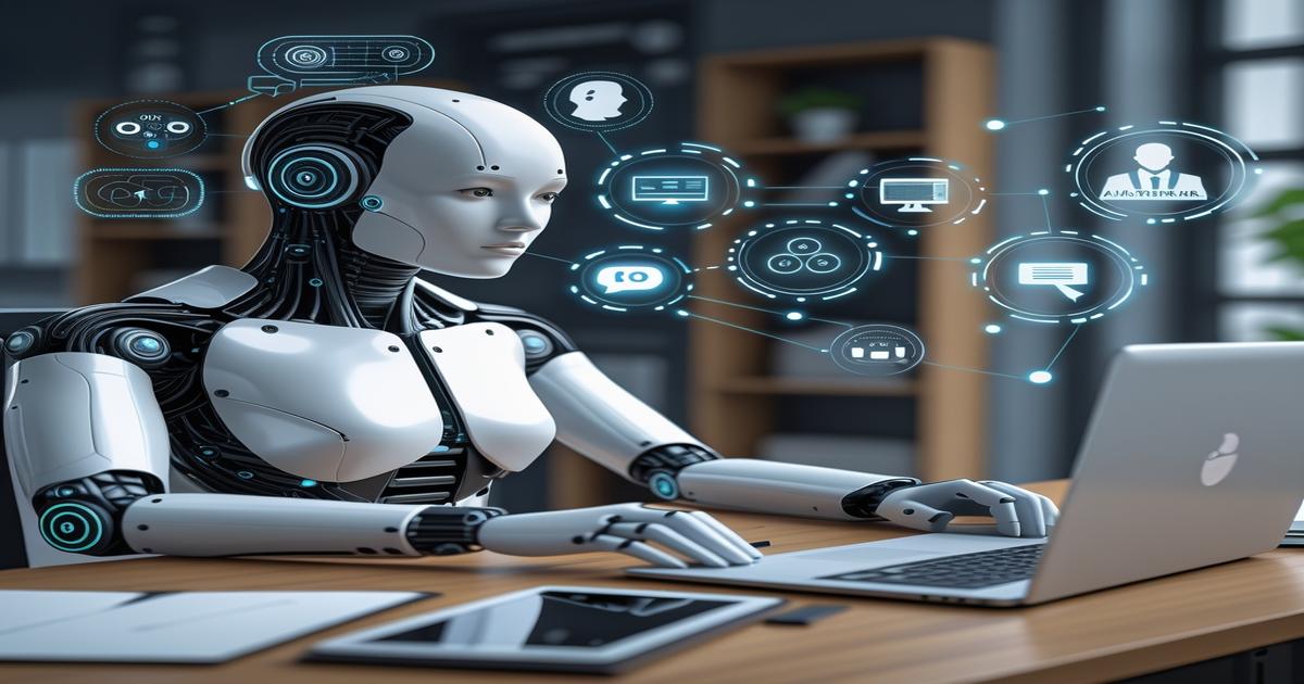 AI-generated image to illustrate the content of Future Stacked.