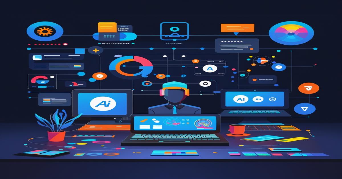 AI-generated image to illustrate the content of Future Stacked.