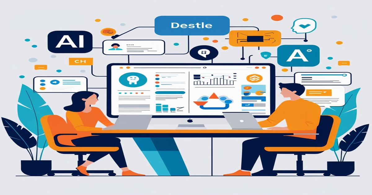 AI-generated image to illustrate the content of Future Stacked.