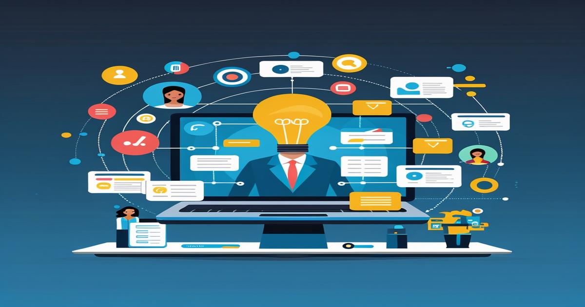 AI-generated image to illustrate the content of Future Stacked.