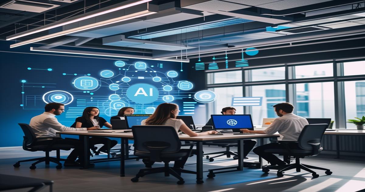 AI-generated image to illustrate the content of Future Stacked.