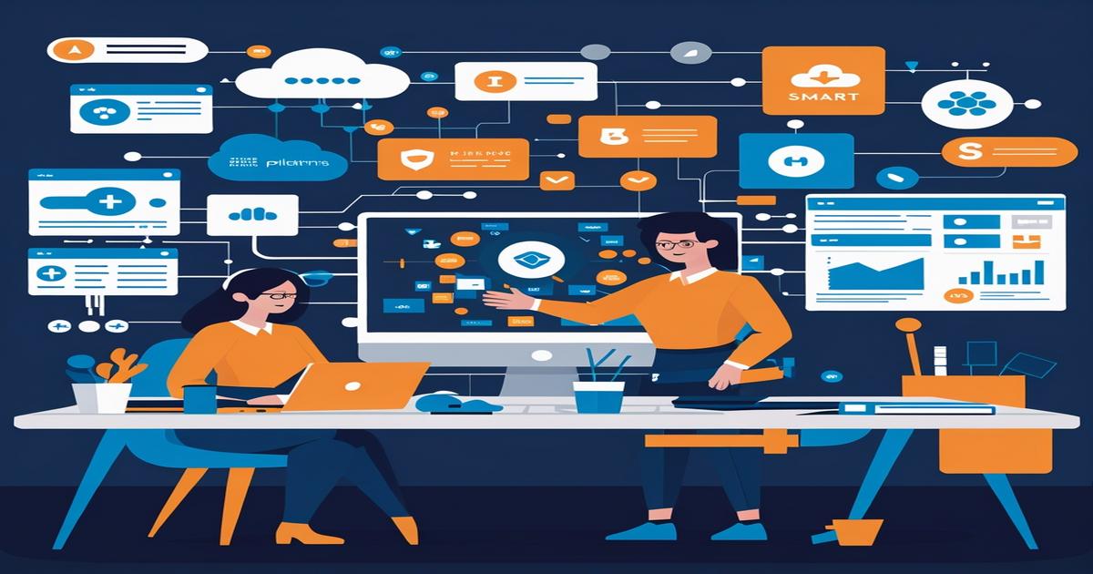 AI-generated image to illustrate the content of Future Stacked.