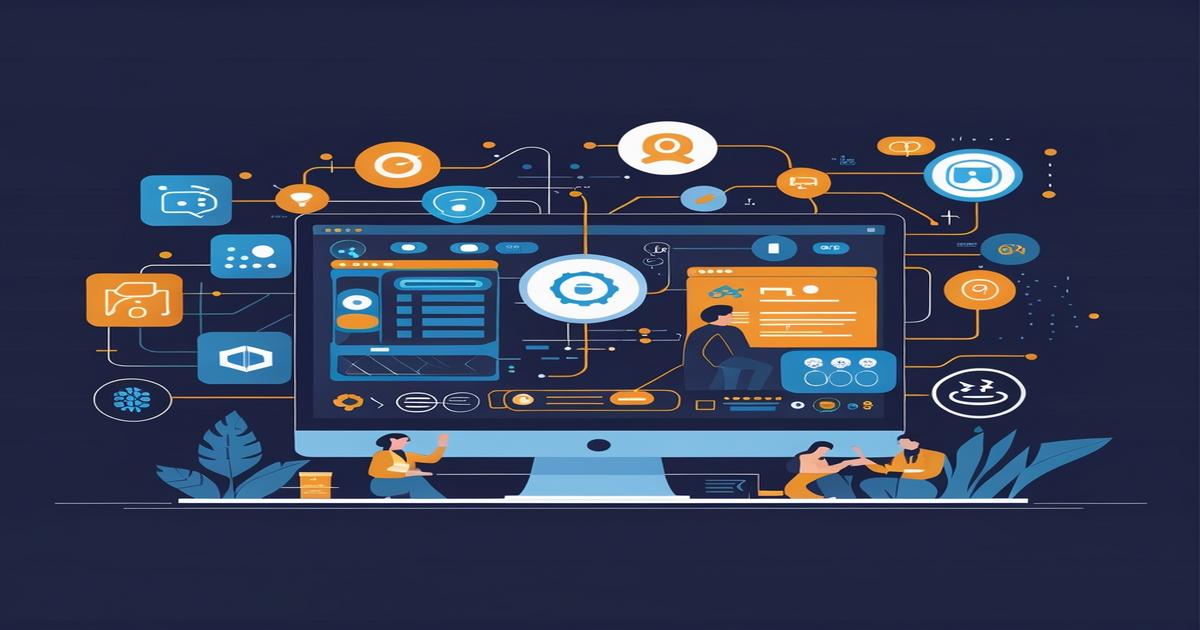 AI-generated image to illustrate the content of Future Stacked.