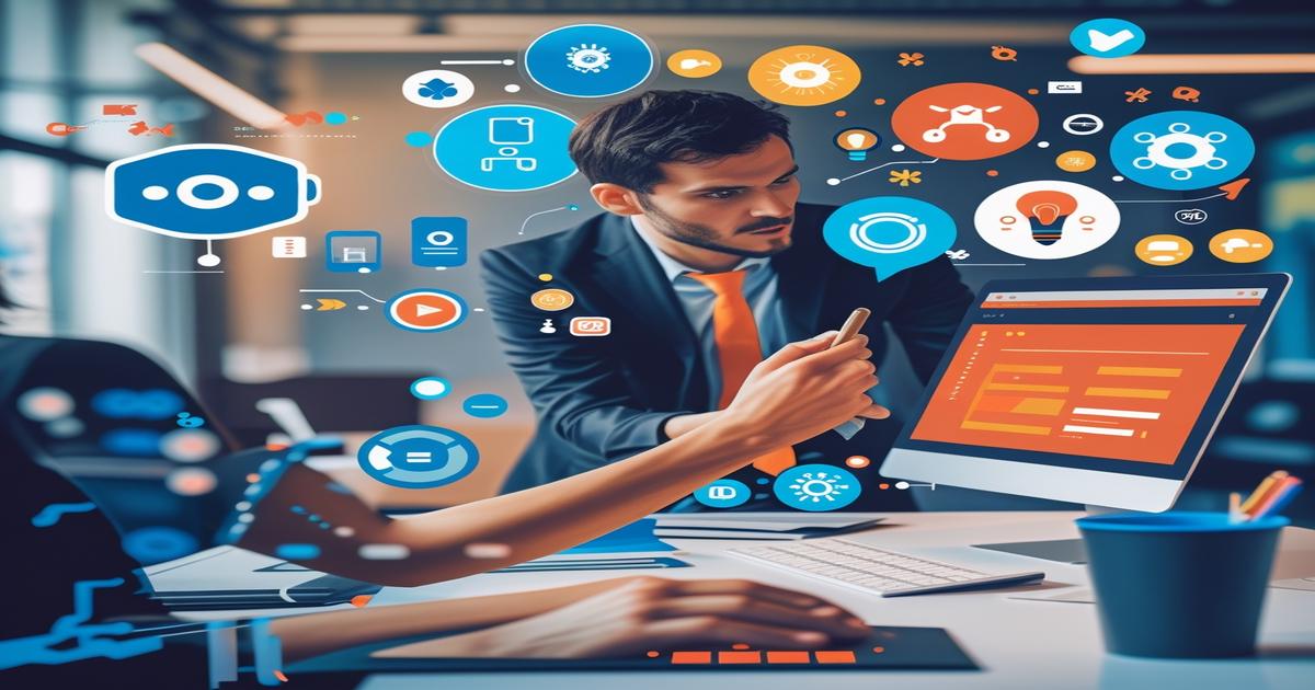 AI-generated image to illustrate the content of Future Stacked.