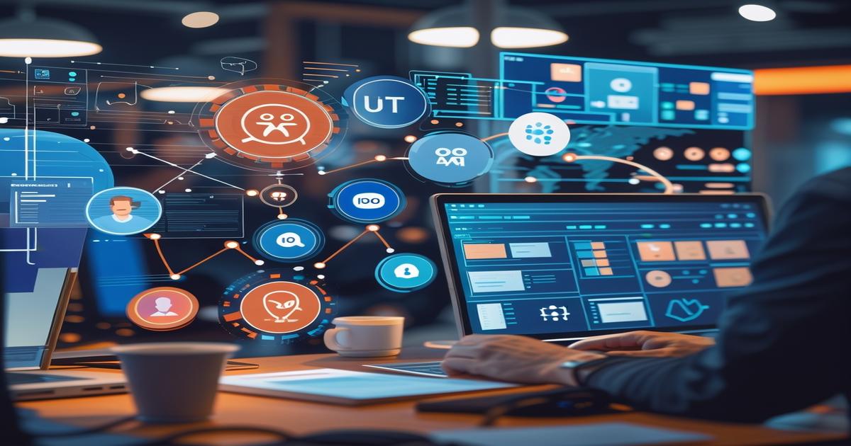 AI-generated image to illustrate the content of Future Stacked.