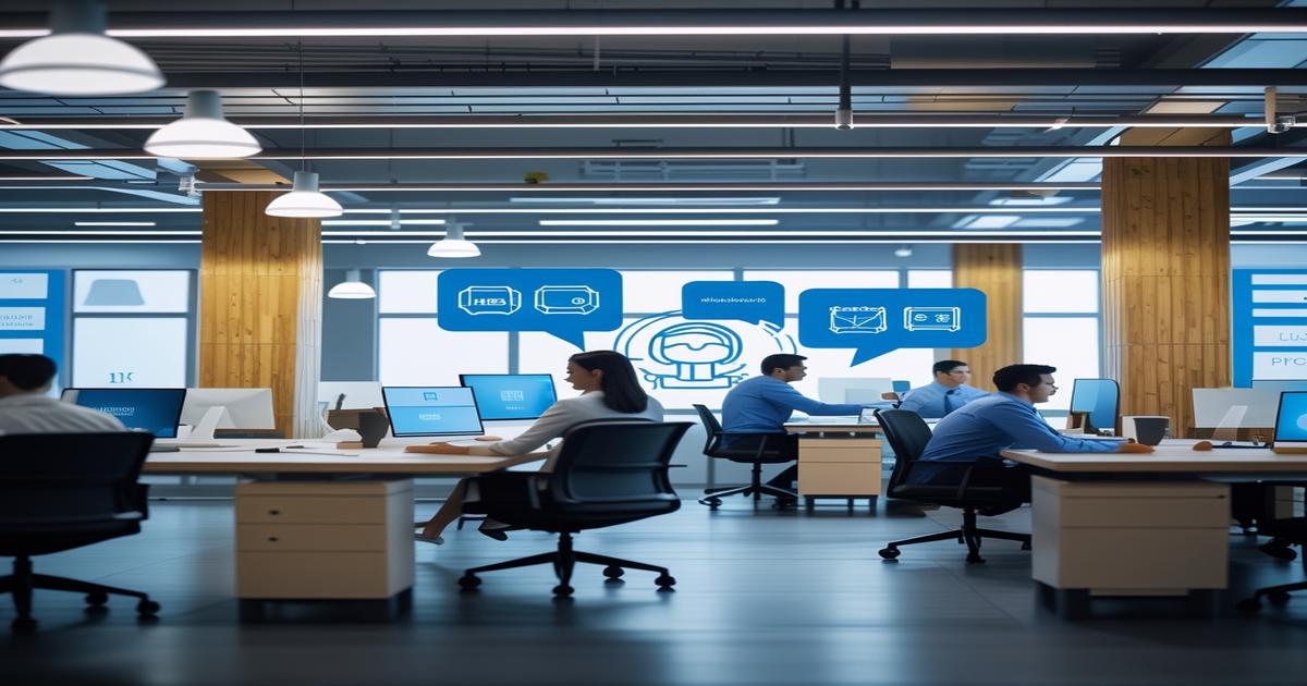 AI-generated image to illustrate the content of Future Stacked.