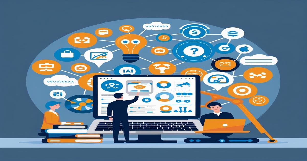 AI-generated image to illustrate the content of Future Stacked.