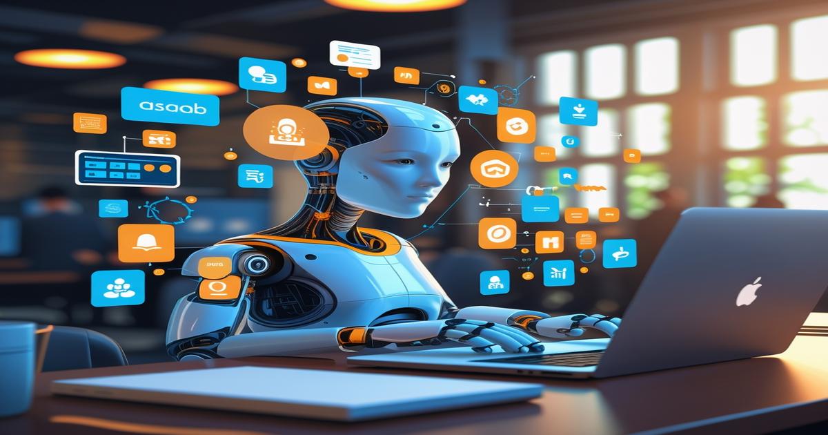 AI-generated image to illustrate the content of Future Stacked.