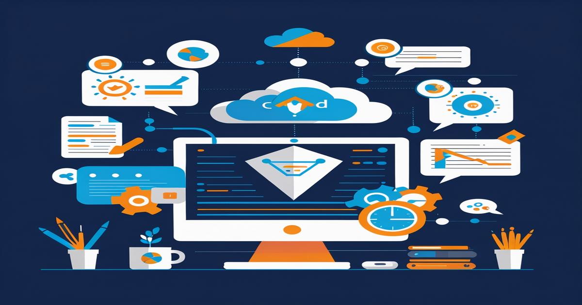 AI-generated image to illustrate the content of Future Stacked.