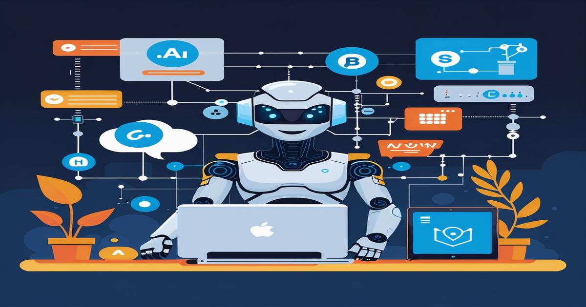 AI-generated image to illustrate the content of Future Stacked.