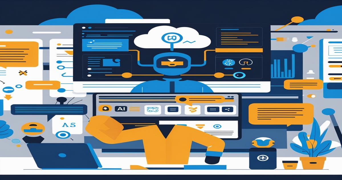 AI-generated image to illustrate the content of Future Stacked.