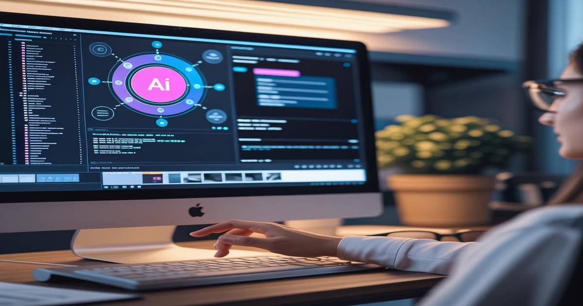 AI-generated image to illustrate the content of Future Stacked.