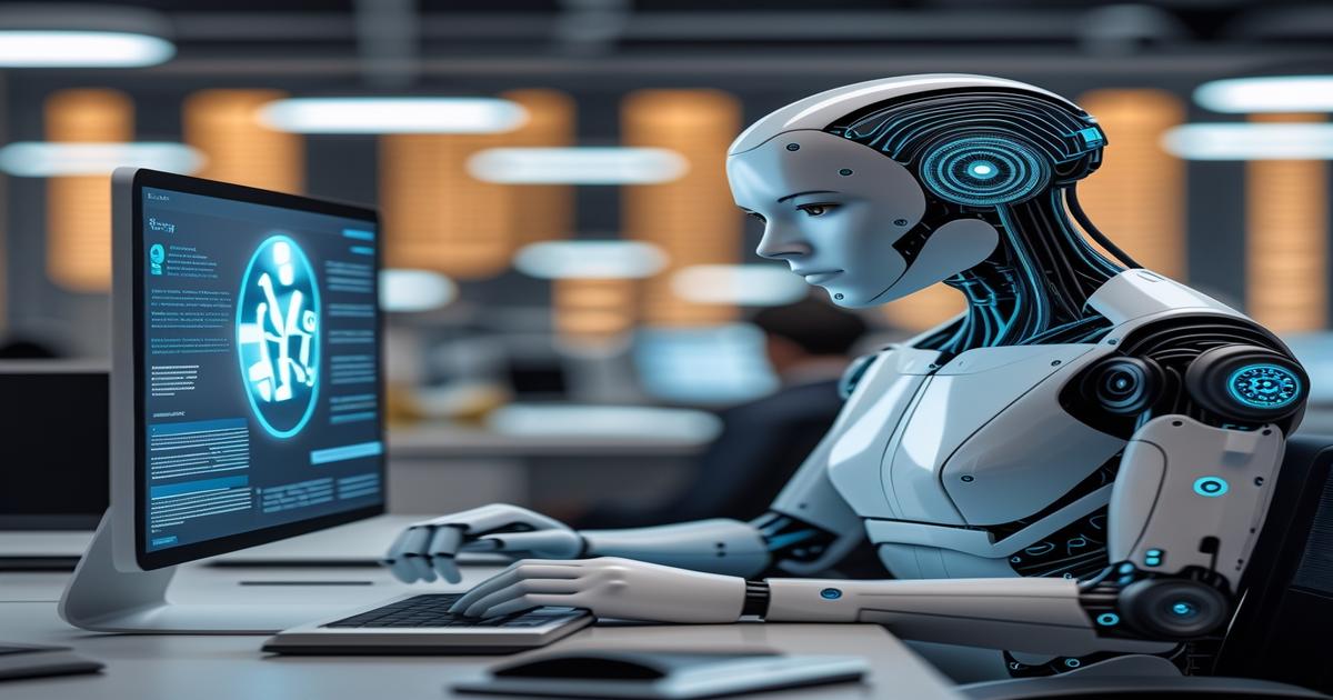 AI-generated image to illustrate the content of Future Stacked.