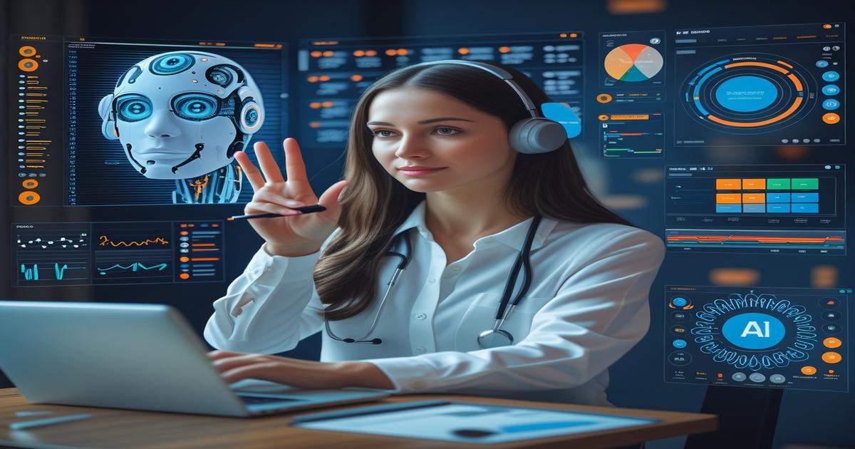 AI-generated image to illustrate the content of Future Stacked.