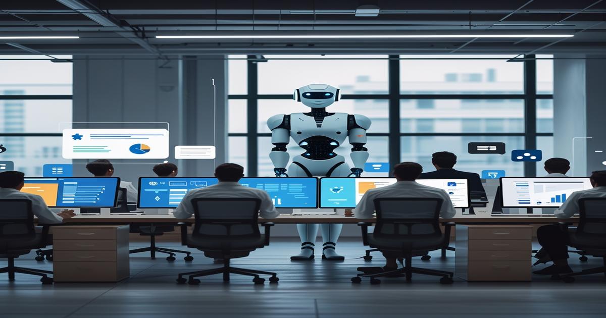 AI-generated image to illustrate the content of Future Stacked.