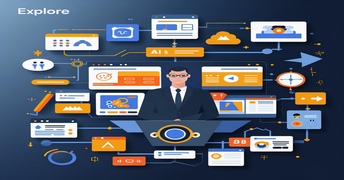 AI-generated image to illustrate the content of Future Stacked.