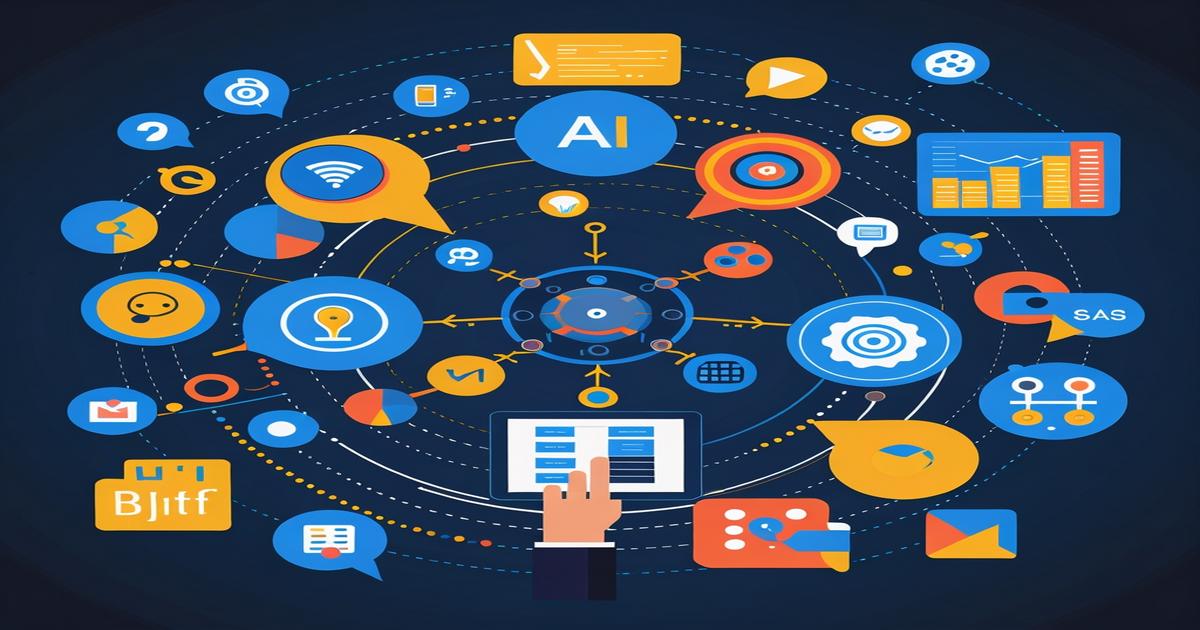 AI-generated image to illustrate the content of Future Stacked.