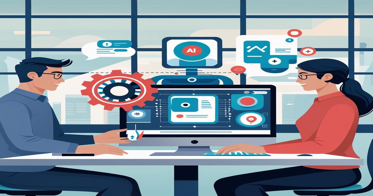 AI-generated image to illustrate the content of Future Stacked.