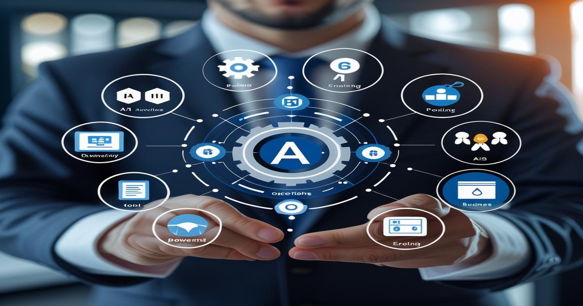 AI-generated image to illustrate the content of Future Stacked.