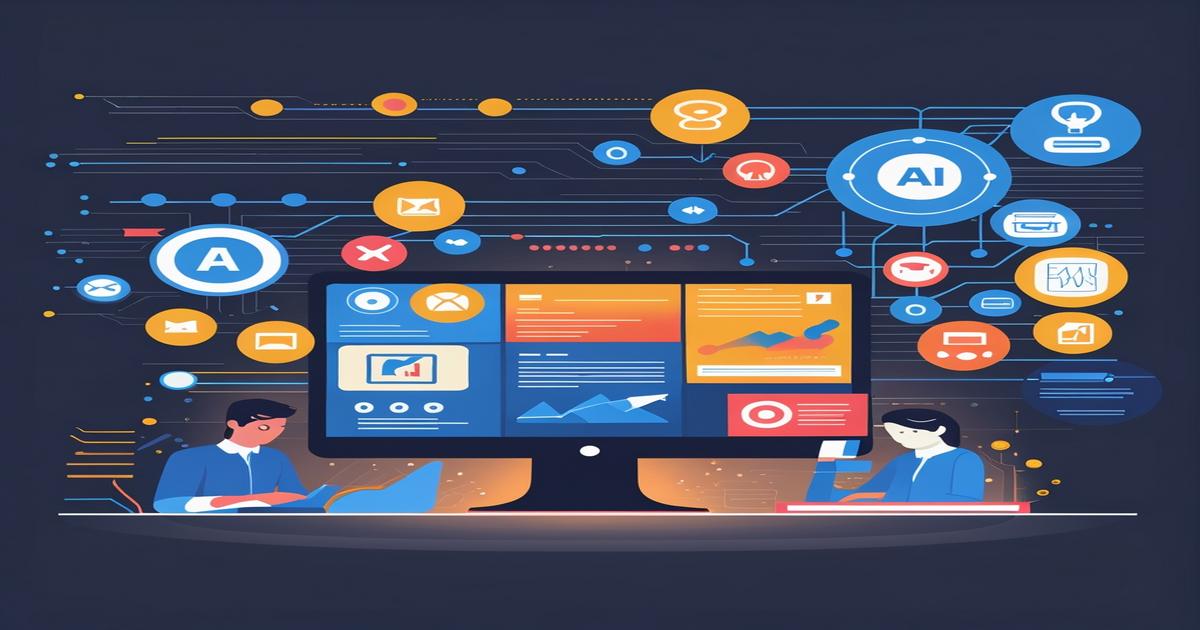 AI-generated image to illustrate the content of Future Stacked.