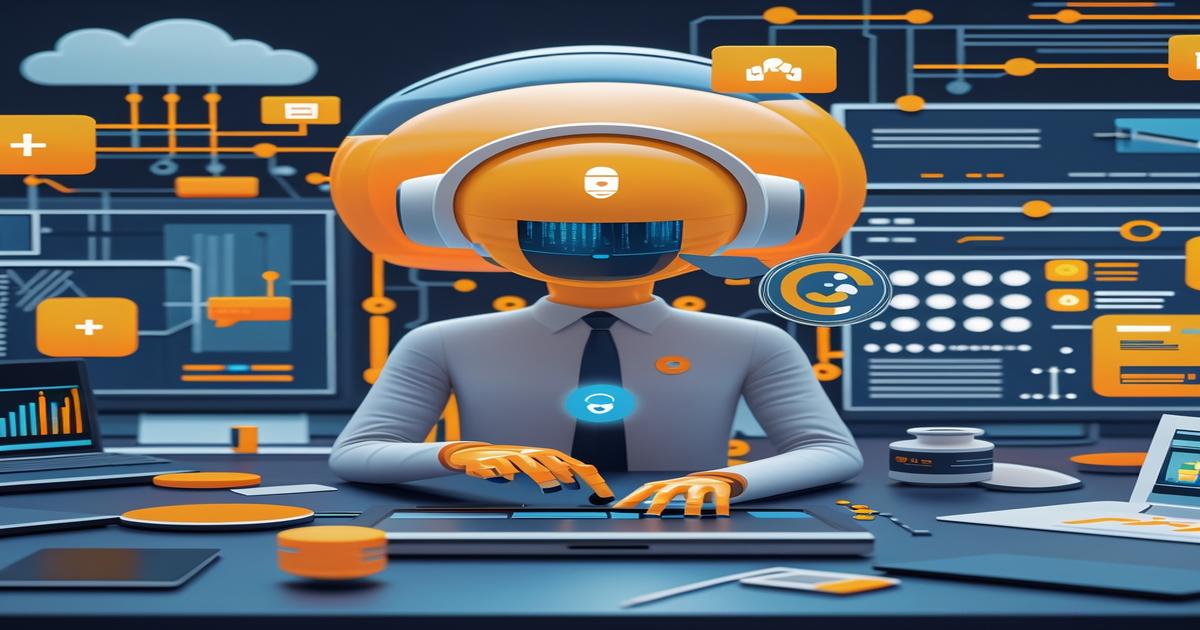 AI-generated image to illustrate the content of Future Stacked.