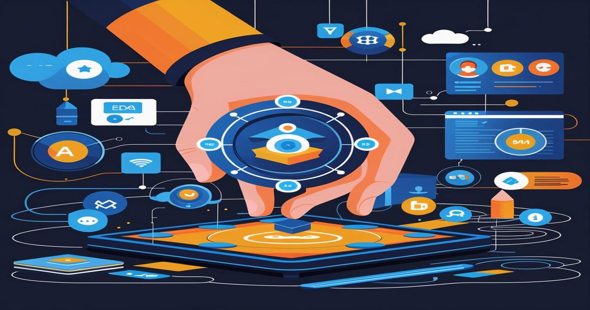 AI-generated image to illustrate the content of Future Stacked.