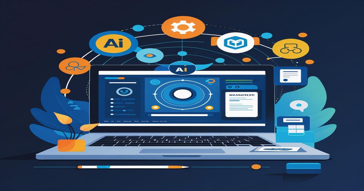 AI-generated image to illustrate the content of Future Stacked.