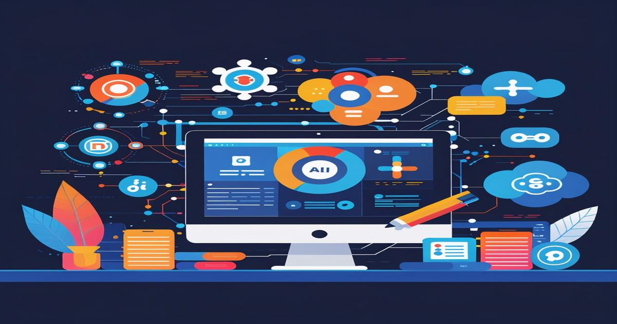 AI-generated image to illustrate the content of Future Stacked.