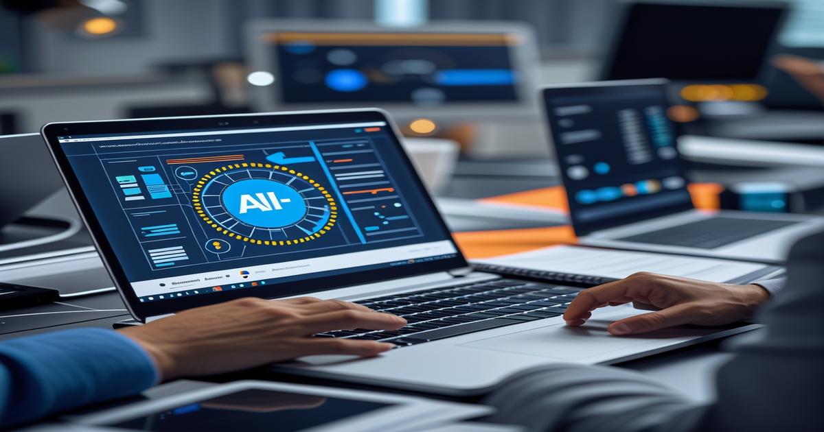 AI-generated image to illustrate the content of Future Stacked.