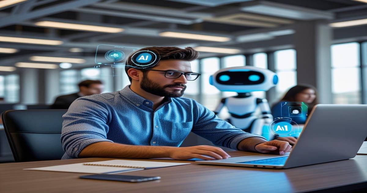 AI-generated image to illustrate the content of Future Stacked.