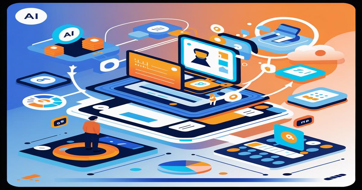 AI-generated image to illustrate the content of Future Stacked.