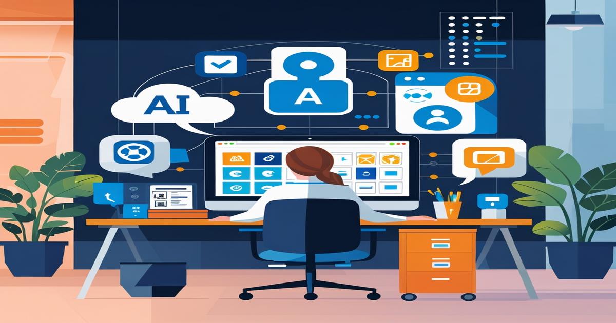 AI-generated image to illustrate the content of Future Stacked.