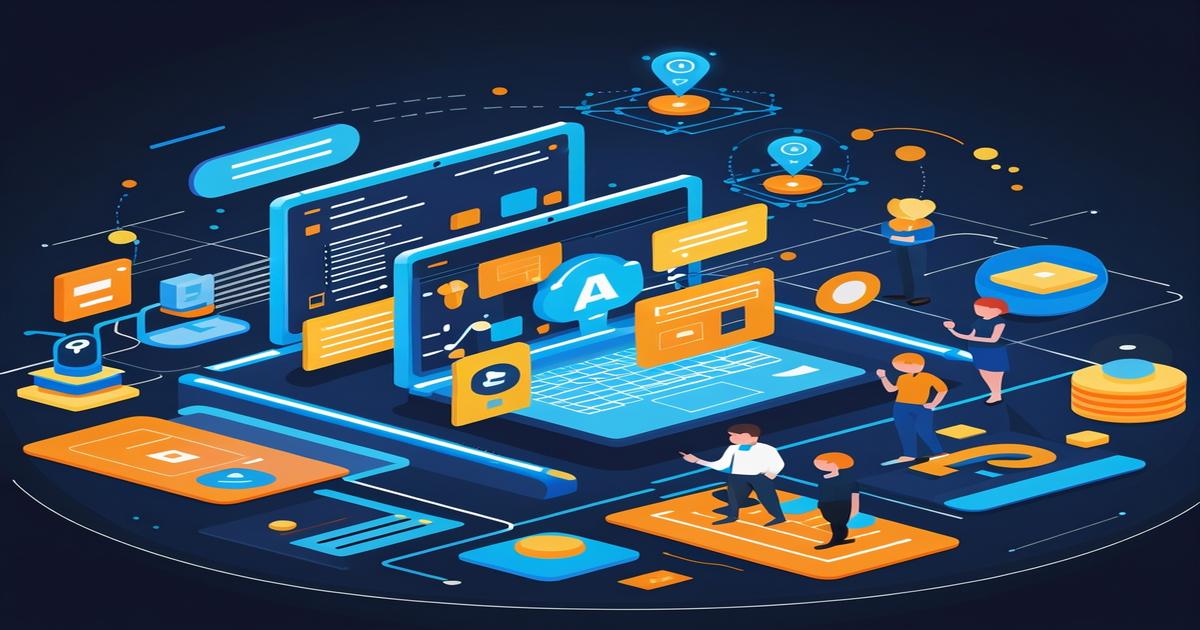 AI-generated image to illustrate the content of Future Stacked.