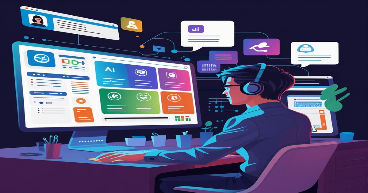 AI-generated image to illustrate the content of Future Stacked.