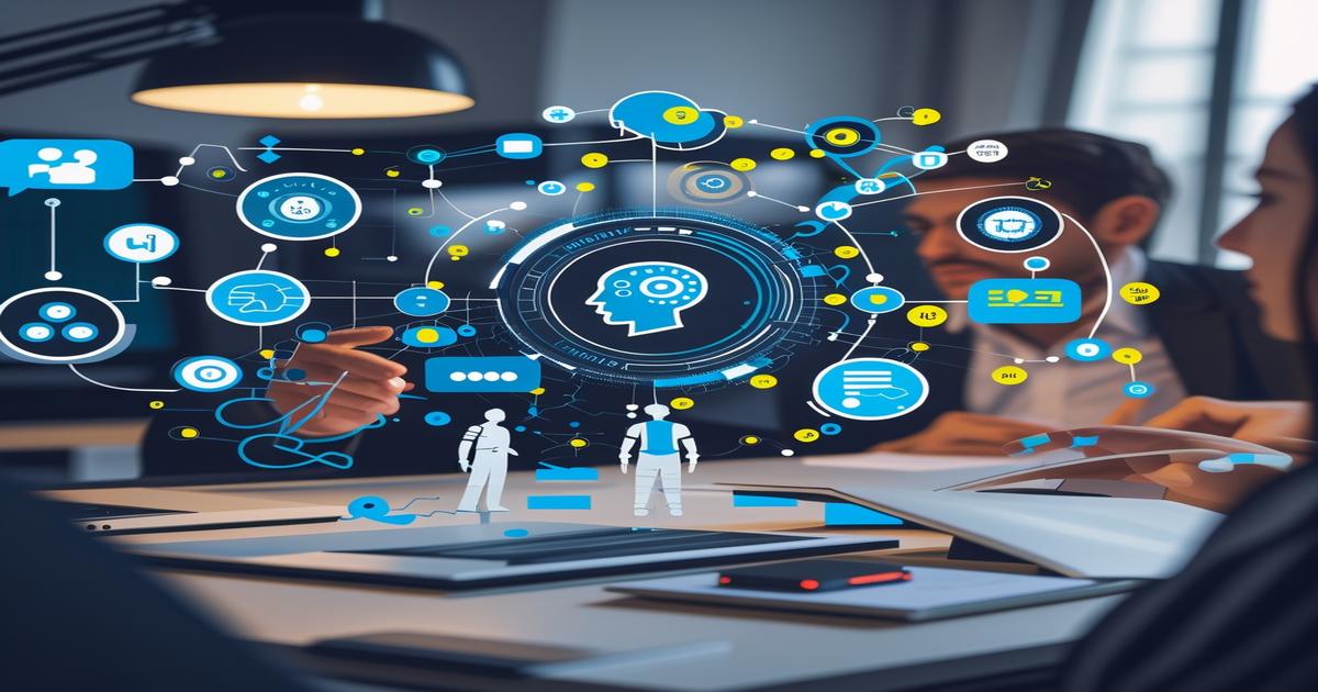 AI-generated image to illustrate the content of Future Stacked.