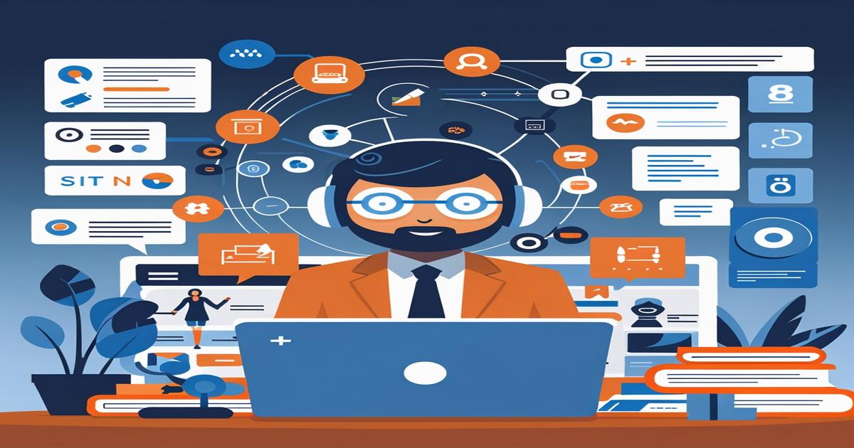 AI-generated image to illustrate the content of Future Stacked.