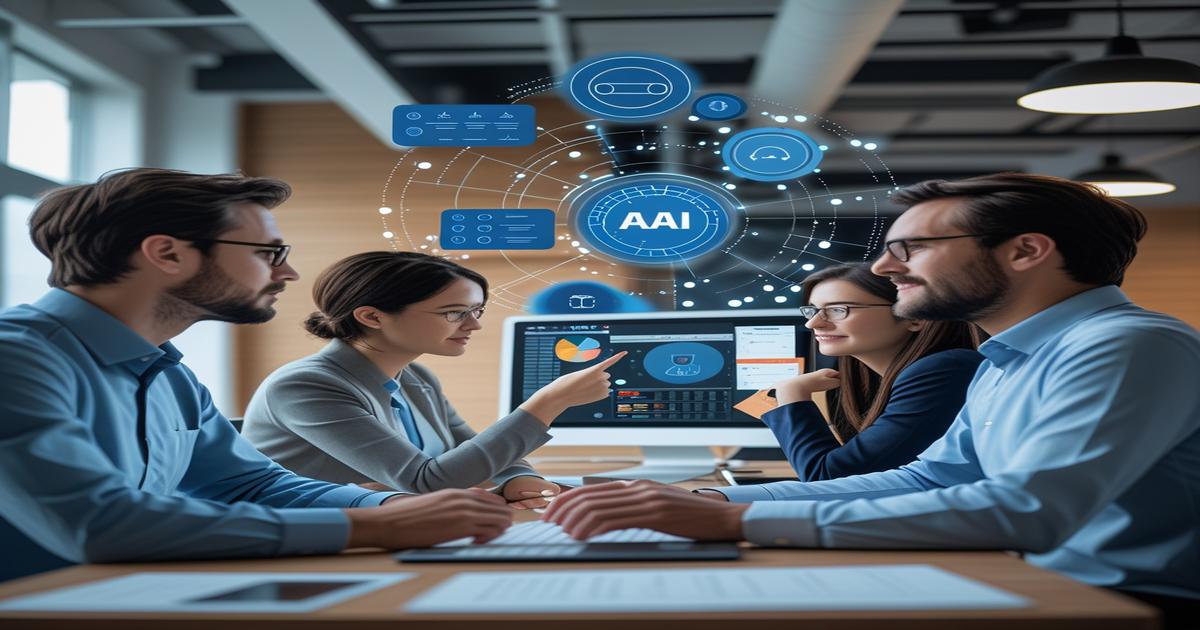 AI-generated image to illustrate the content of Future Stacked.