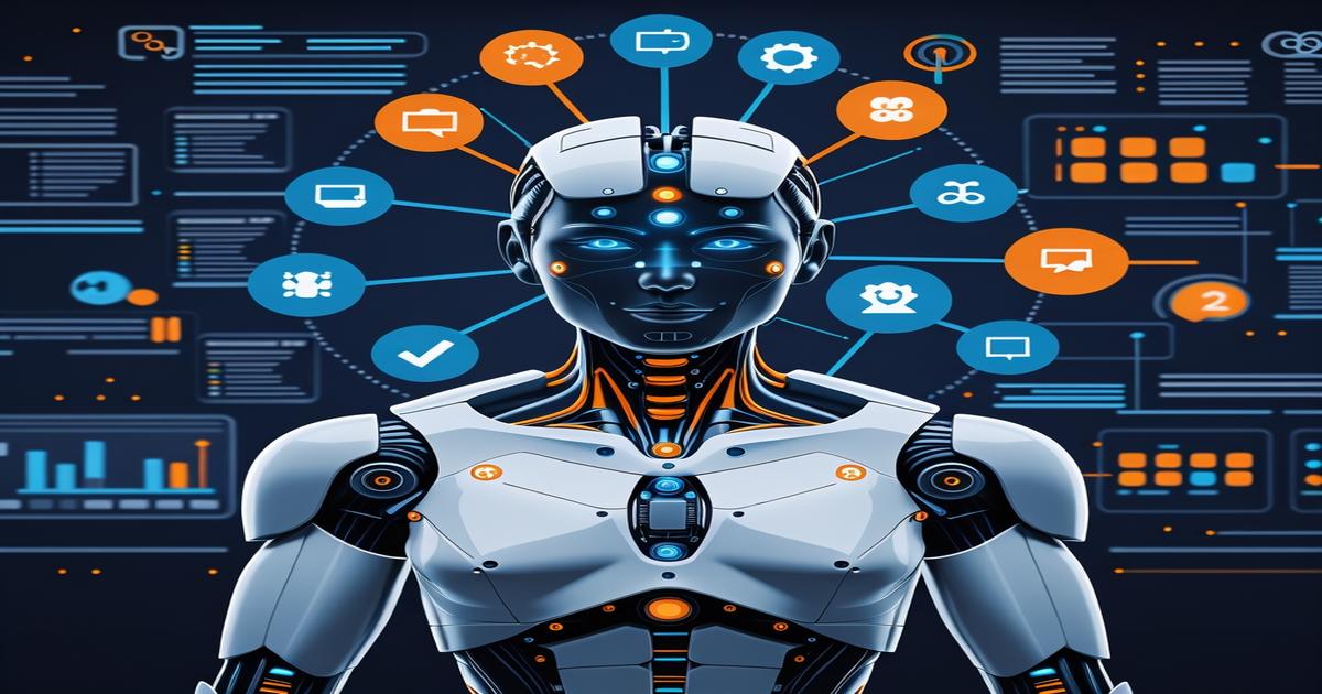 AI-generated image to illustrate the content of Future Stacked.