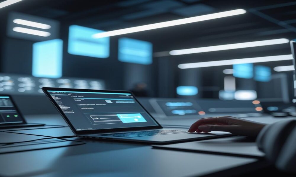 AI-generated image to illustrate the content of Future Stacked.