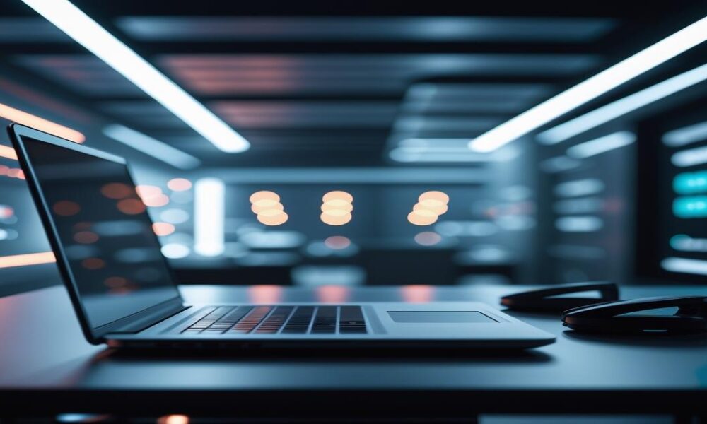 AI-generated image to illustrate the content of Future Stacked.