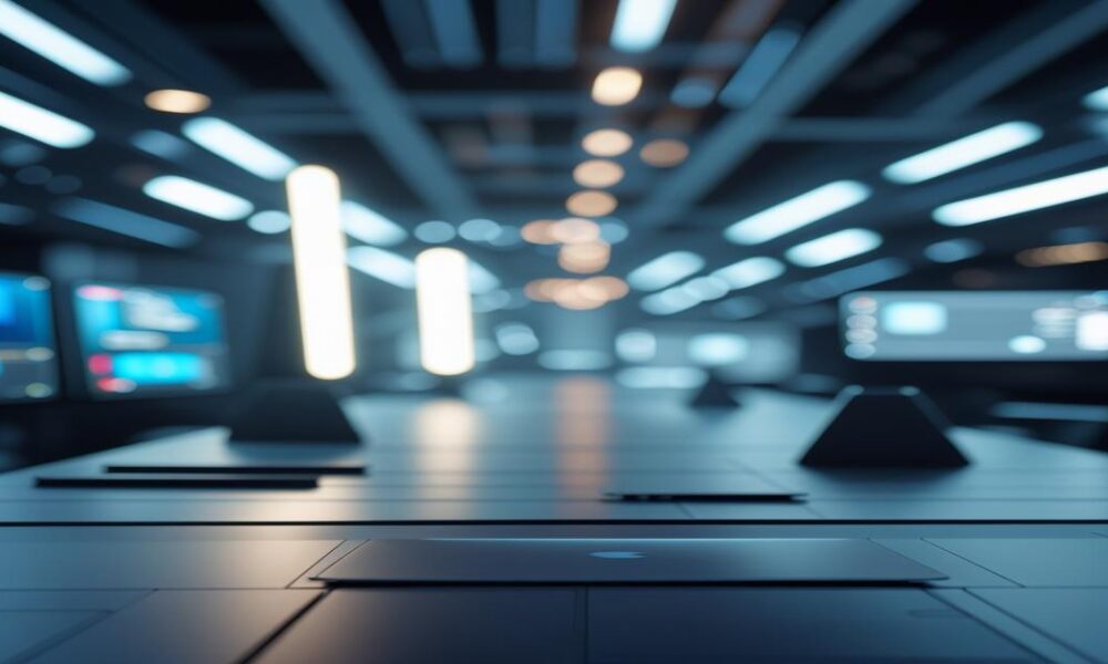 AI-generated image to illustrate the content of Future Stacked.